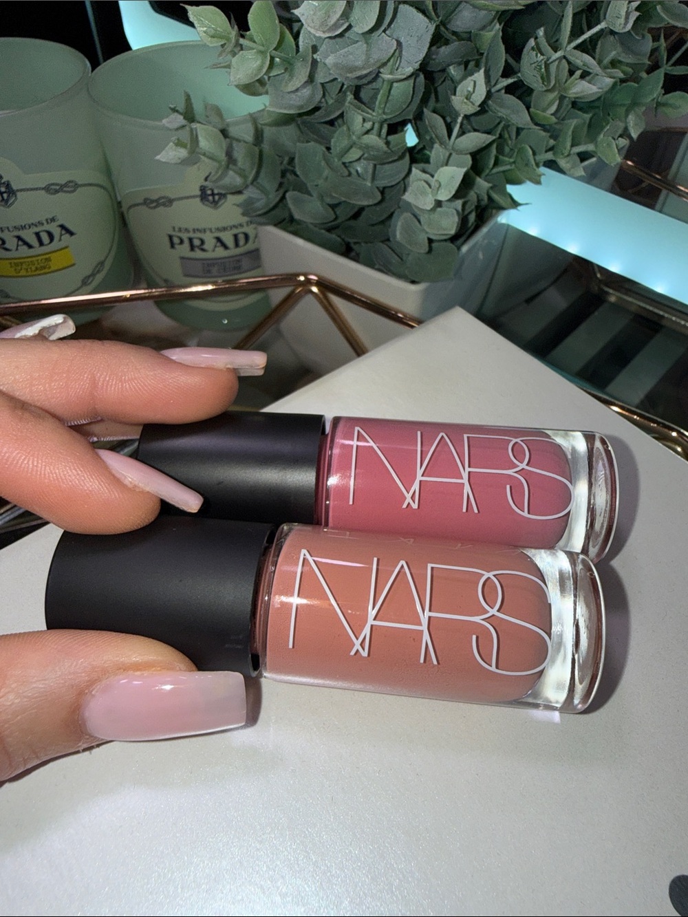 NARS Velvet Matte Liquid Lipstick Duo — Mauve Rose & Dusty Nude